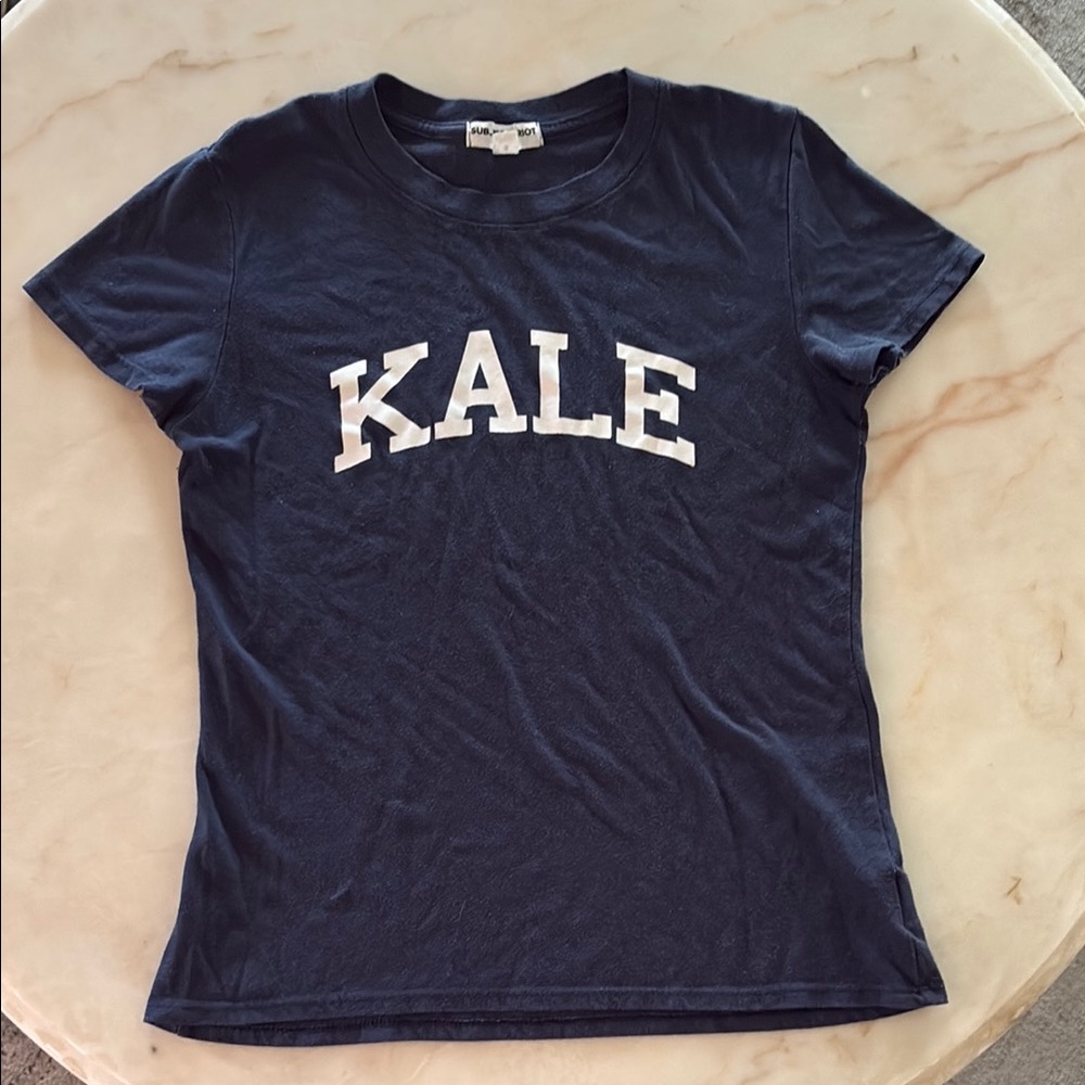 Sub_urban Riot Navy Blue 'KALE' Graphic T-Shirt